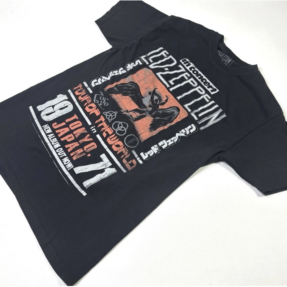 Led Zeppelin T-Shirt Men’s Small Concert Tokyo Japan Short Sleeve World Tour - Picture 2 of 9